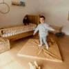 Tapis de motricité carré camel