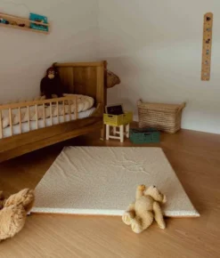 Tapis de motricité carré camel