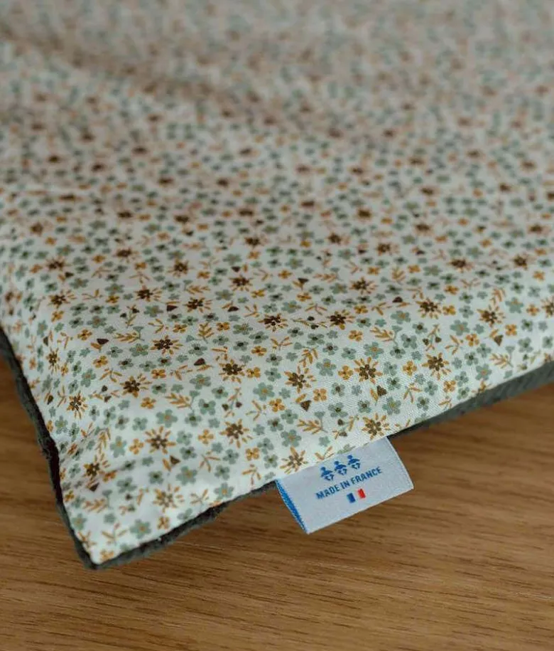 Tapis de motricité carré vert sapin