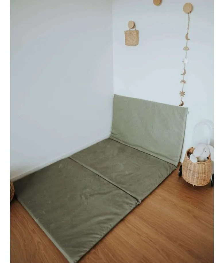 Tapis de motricité vert sauge