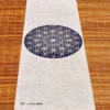 Tapis de yoga chanvre fleur de vie