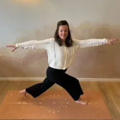 Tapis de yoga et fitness performance surya ocre