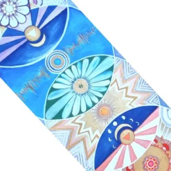 Tapis de yoga épais 6mm 7 chakras art
