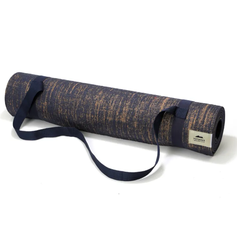 Tapis de yoga renforcé en toile de jute