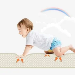 Tapis d'éveil bébé en mousse 200*180