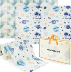 Tapis d'éveil bébé mousse, motif espace