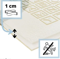 Tapis d'éveil bébé tapis jeux 180*200 cm