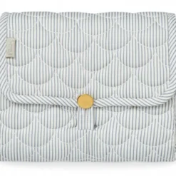Tapis à langer nomade classic stripes blue