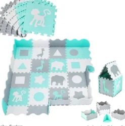 Tapis puzzle bébé en mousse 150*150
