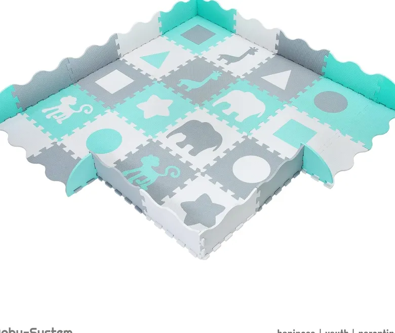 Tapis puzzle bébé en mousse 150*150