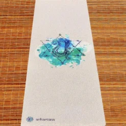 Tapis yoga chanvre chakra du cœur