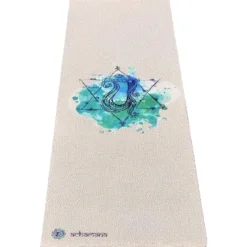 Tapis yoga chanvre chakra du cœur