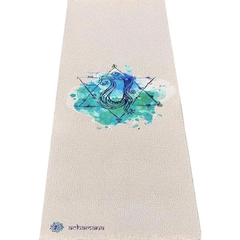 Tapis yoga chanvre chakra du cœur