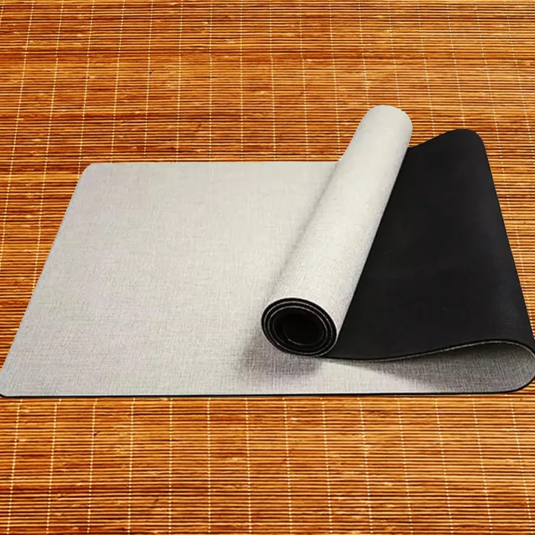 Tapis yoga chanvre chakra du cœur