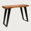 Teaka - console en bois de teck massif
