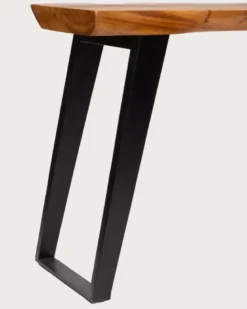 Teaka - console en bois de teck massif