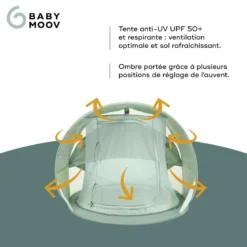 Tente anti-uv rafraichissante babymoov