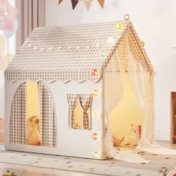 Tente maison de jeu d'intérieur pour enfant blanc