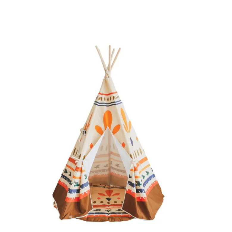 Tente tipi ambiance colorée