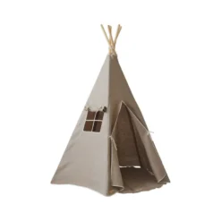 Tente tipi avec tapis natural linen - be