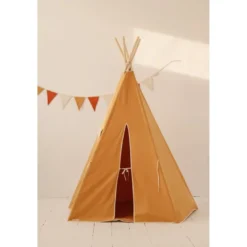 Tente tipi orange ochre
