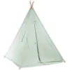 Tente tipi vert pour enfant bois fsc et