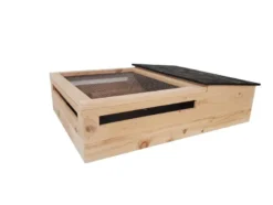 Terrarium tortue de terre en douglas