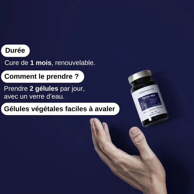 Testo max - cure performance - 1 mois