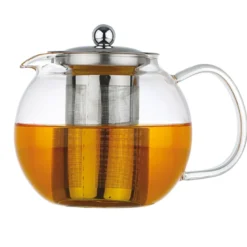 Theière boule 1,3l en inox avec filtre