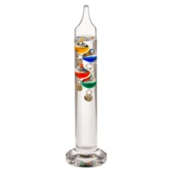Thermomètre de galilée en verre 18 cm