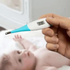Thermomètre digital bébé alecto bleu