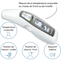Thermomètre 2en1 - beurer - ft 65