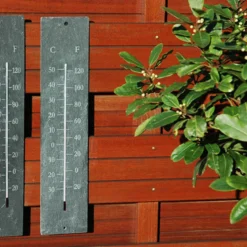 Thermomètre géant en schiste