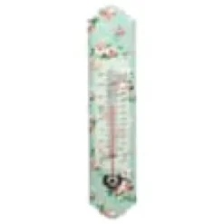 Thermomètre imprimé roses 30cm