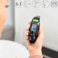 Thermomètre infrarouge noir