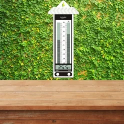 Thermomètre électronique mini-maxi blanc