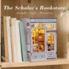 The scholar's bookstore - maquette booknook serre-livre
