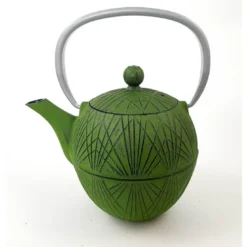 Théière en fonte e kumo vert