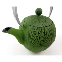 Théière en fonte e kumo vert