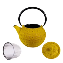 Théière en fonte 1 l avec fitre inox