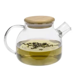 Théière en verre et bambou - 1 l