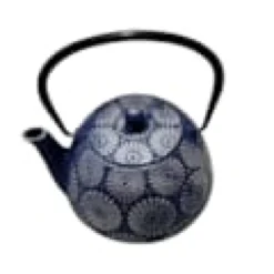 Théière huaban 1.2 litre en fonte bleu