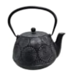 Théière huaban 1.2 litre en fonte noir