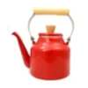 Théière émaillée tangci ou blanc rouge