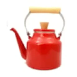 Théière émaillée tangci ou blanc rouge
