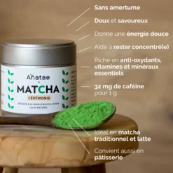 Thé matcha bio cérémonie 30 g