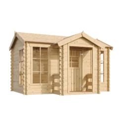 Timbela maison en bois pour enfants - 241x187xh151cm-2.63m2