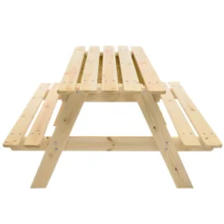 Timbela m010-1 table enfant pour le jardin - 90x90xh50 cm