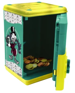 Tirelire électronique disney picsou avec effets sonores et lumineux.