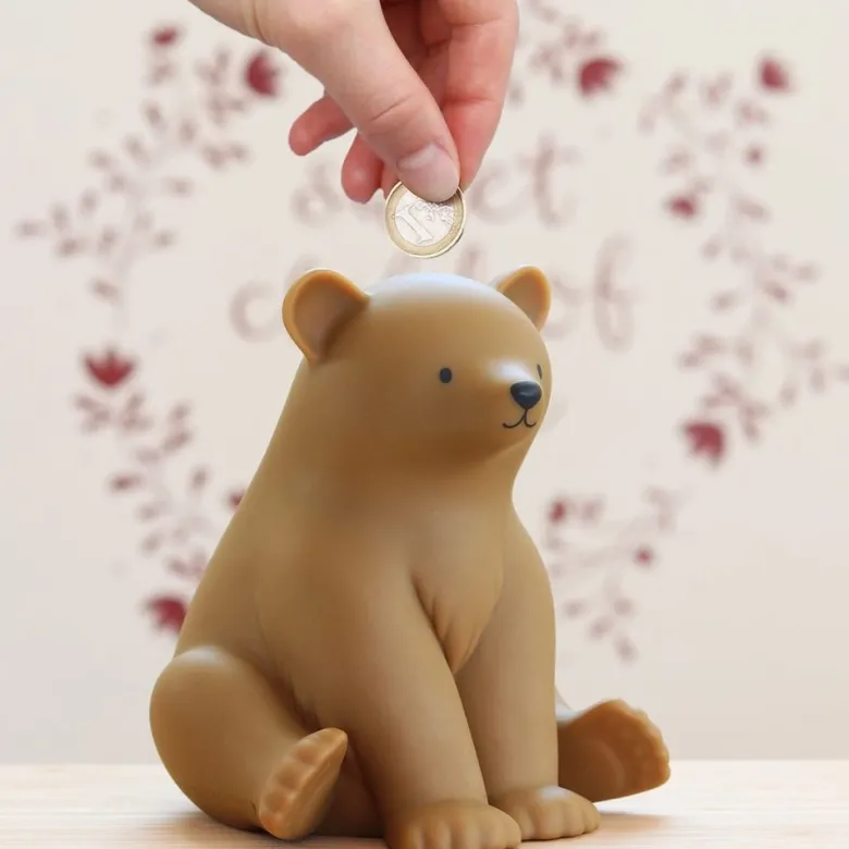 Tirelire ours (14 cm)